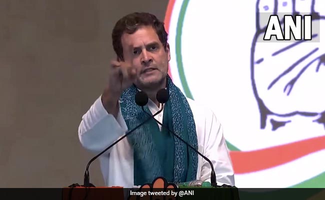 Rahul Gandhi's One Family "Benefited Immensely" Jab At KCR In Telangana