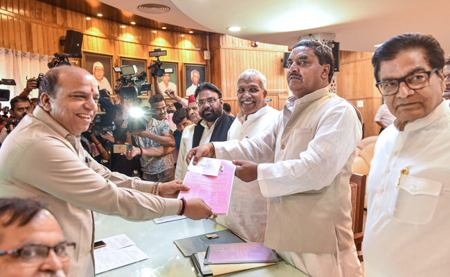 Samajwadi Party's Javed Ali Khan Files Nomination For Rajya Sabha Polls