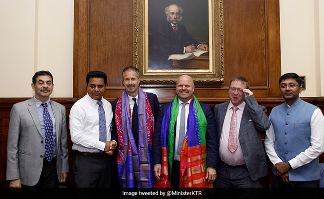 Eye On Investment, Telangana Minister KTR Meets UK Healthcare Giant