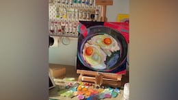 This Oil Painting Of Sunny Side Up Eggs Has Gone Viral For The Right Reasons
