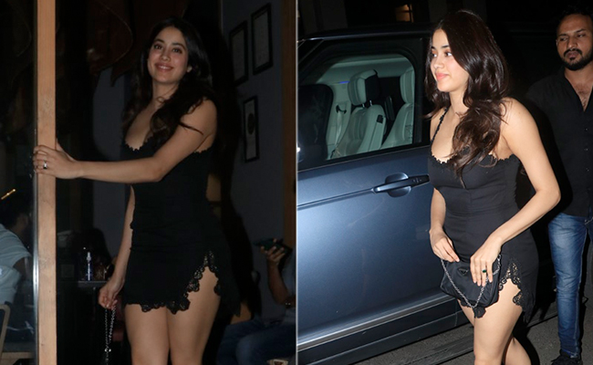 Janhvi Kapoor's Little Black Dress Is What Every Summer Date Night Uniform Should Be