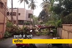 कर्नाटक: तेज हवाओं के साथ भारी बारिश, हुबली में उखड़े पेड़ और बिजली के खंभे कर्नाटक: तेज हवाओं के साथ भारी बारिश, हुबली में उखड़े पेड़ और बिजली के खंभे