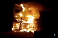 Fire At Building In Noida, No Casualty Reported Fire At Building In Noida, No Casualty Reported