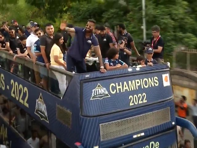 Gujarat Titans Hold Victory Parade In Gandhinagar To Celebrate Maiden IPL Triumph