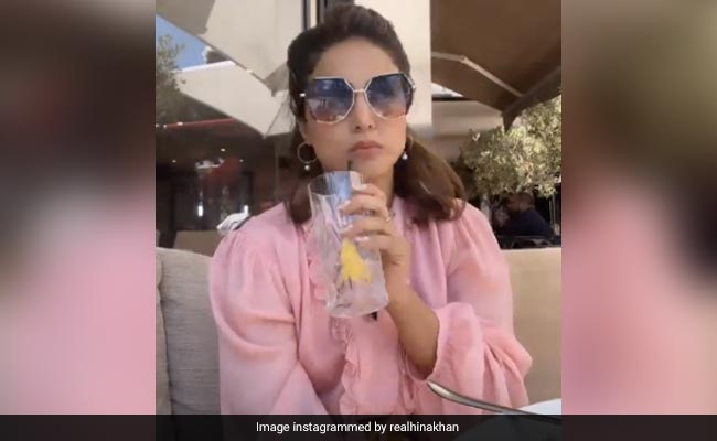 Cannes 2022: Hina Khan Is "Gearing Up" For The Red Carpet  Like This