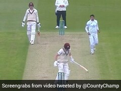 Watch: Somerset Captain Gets Bowled After Much Drama In County Cricket