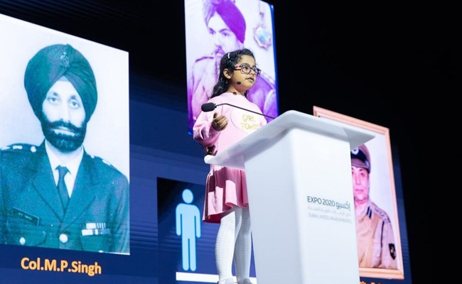 Indian-American Girl, 6, Becomes Youngest World Expo Speaker
