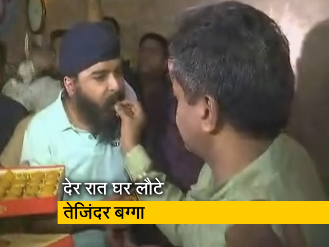हाईवोल्टेज ड्रामे के बाद घर लौटे तेजिंदर बग्‍गा, दिल्‍ली पुलिस को सुरक्षा मुहैया कराने के आदेश 