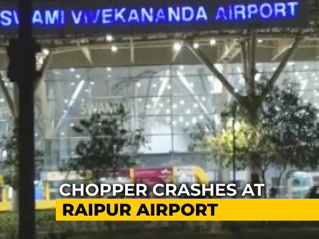 Helicopter Crash At Airport In Chhattisgarh's Raipur, 2 Pilots Dead