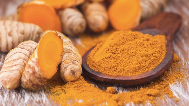 Turmeric or curcumin products provide therapeutic benefits for skin health