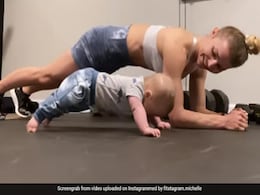 Watch Video: 5 महीने के बच्चे ने मां के साथ किया वर्कआउट, Video देख खुली की खुली रह जाएंगी आंखें Watch Video: 5 महीने के बच्चे ने मां के साथ किया वर्कआउट, Video देख खुली की खुली रह जाएंगी आंखें