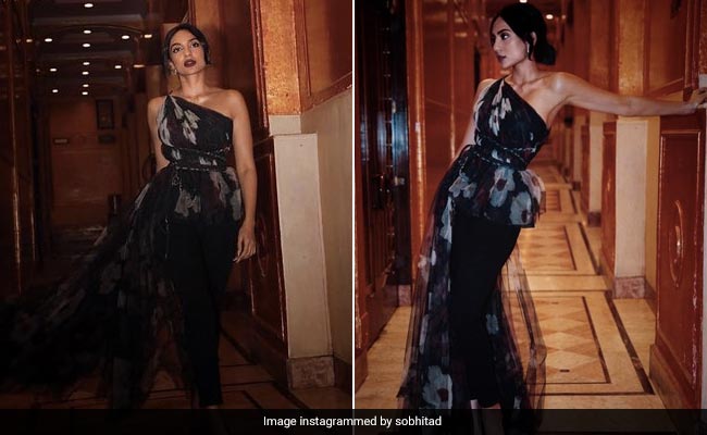 Sobhita Dhulipala Gives A Dramatic Twist To Florals In A Stunning One Shoulder Top And Pants