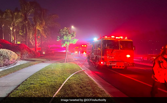 California Wildfire Engulfs Several Homes In Upscale Locality, Evacuation Underway