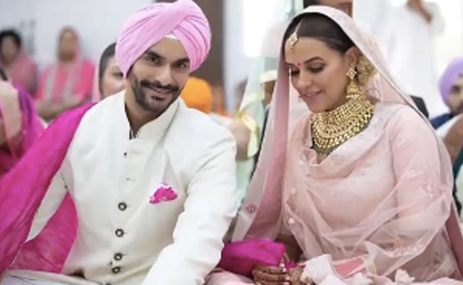 Neha Dhupia, Angad Bedi Share Loved Up Posts On Wedding Anniversary