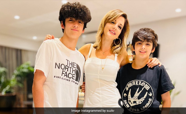 Sussanne Khan's Adorable Birthday Wish For Son Hridaan. Rumoured Boyfriend Arslan Goni Reacts