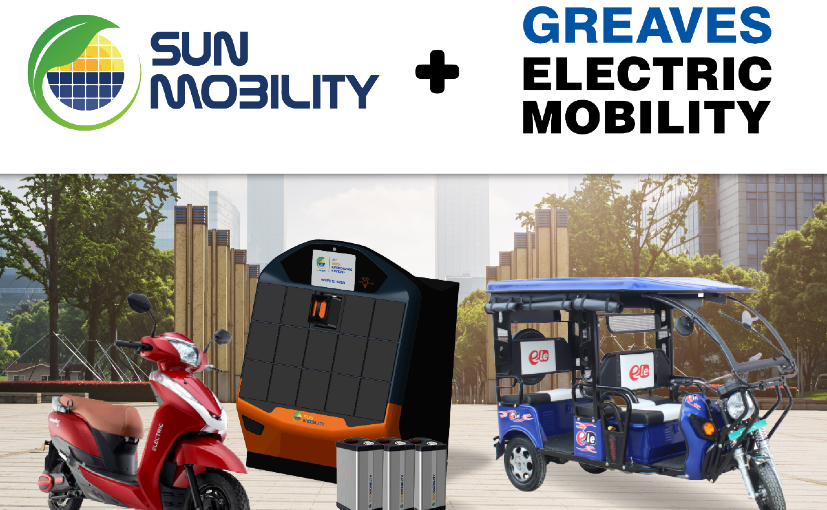 SUN Mobility Partners With Greaves Electric For Battery Swapping Tech