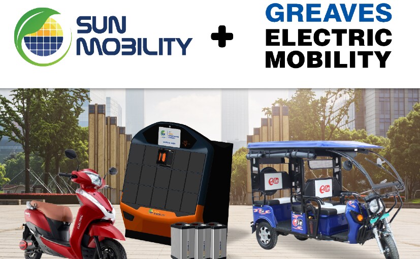 SUN Mobility Partners With Greaves Electric For Battery Swapping Tech SUN Mobility Partners With Greaves Electric For Battery Swapping Tech