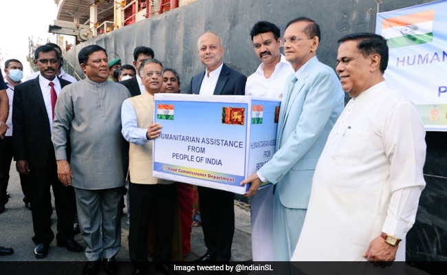India Delivers Humanitarian Assistance Worth Rs 43 Crore To Sri Lanka