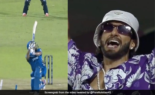 'HitMan' ने मोहम्मद शमी की गेंद पर लगाया जान-बूझकर कर ऐसा छक्का, देखकर उछल पड़े Ranveer Singh, देखें Video