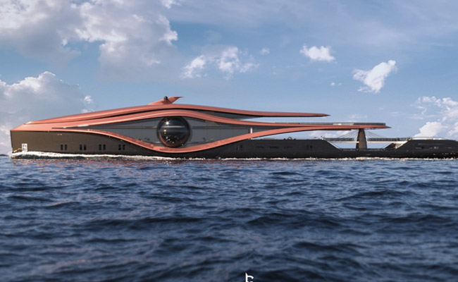 This Stunning Yacht Design With A Massive Eye Is Inspired By "Black Hole"