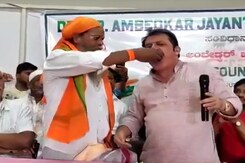 Watch: Karnataka Politician's Gesture For Dalit Priest In Unity Message Watch: Karnataka Politician's Gesture For Dalit Priest In Unity Message
