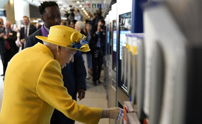 Queen Elizabeth Makes Surprise Visit To Railway Line Named In Her Honour