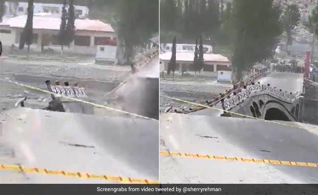 On Camera, Pakistan's Hassanabad Bridge Collapses After Heatwave Triggers Floods