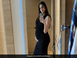 Get The Look: Mom-To-Be Sonam Kapoor's Casual Chic Black Bodycon Dress, Sneakers Get The Look: Mom-To-Be Sonam Kapoor's Casual Chic Black Bodycon Dress, Sneakers
