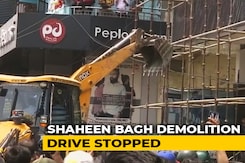 Tension, Drama Over Bulldozers At Delhi's Shaheen Bagh Tension, Drama Over Bulldozers At Delhi's Shaheen Bagh
