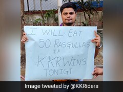 Fan Says He'll Eat 50 Rasgullas If KKR Wins. Team Responds