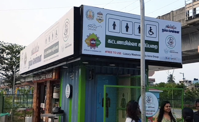 Free Luxury Public Toilet With Cafe Attached Opens In Chennai