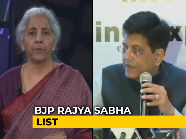 BJP Releases List Of 18 Candidates For Rajya Sabha Elections