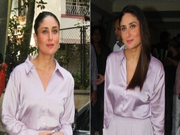 Kareena Kapoor Embraces Summer Afternoons In A Pretty Lilac Shirt And Pleated Skirt Kareena Kapoor Embraces Summer Afternoons In A Pretty Lilac Shirt And Pleated Skirt