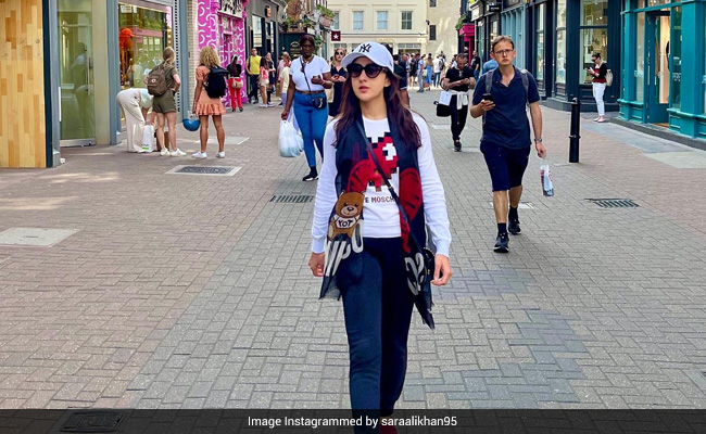 Sara Ali Khan's London Wardrobe Is "Neon And Dramatic." See Pics