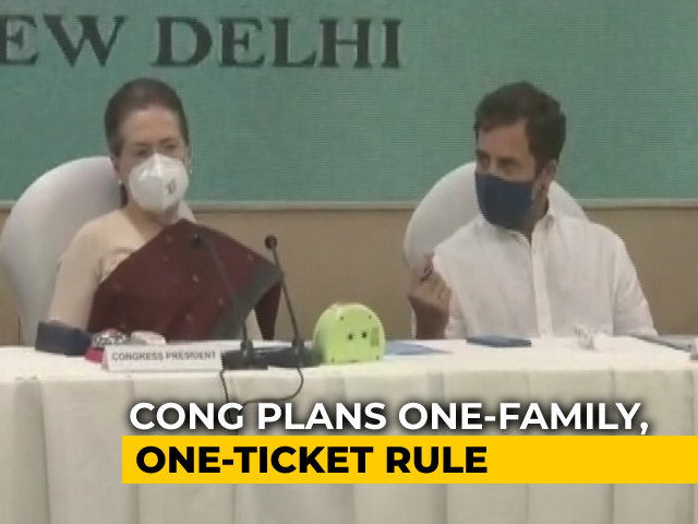 At Congress Huddle, A Proposal That May Not Apply To Gandhis: Sources