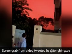"Apocalypse?" Blood Red Sky Over Chinese City Stumps Internet