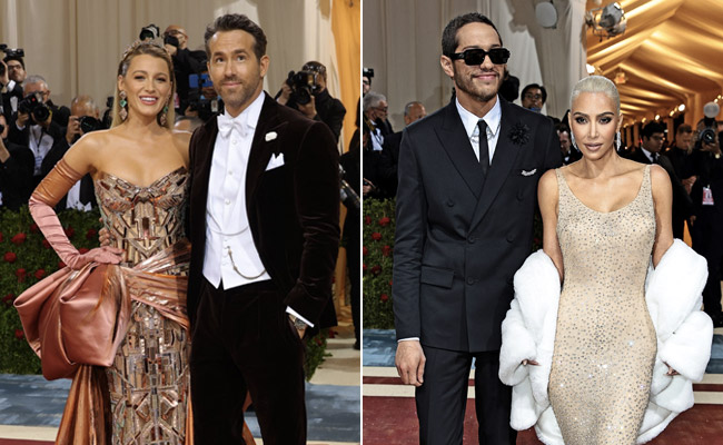 Blake Lively-Ryan Reynolds, Kim Kardashian-Pete Davidson And More Dressed To Kill At The Met Gala 2022