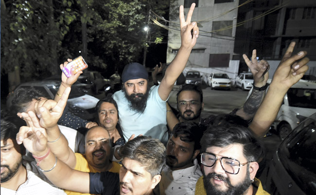 BJP's Tajinder Bagga Back Home, Delhi Police To Provide Security: 10 Facts
