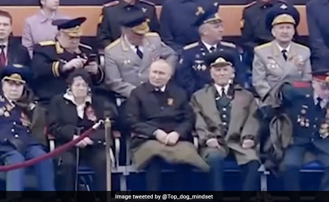 Vladimir Putin Sparks More Health Rumours As He Covers Legs With Blanket At Parade