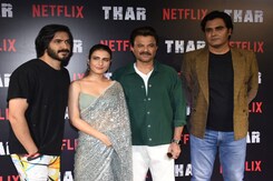 Anil-Harsh Varrdhan Kapoor, Fatima Lit-Up <i>Thar</i> Screening Anil-Harsh Varrdhan Kapoor, Fatima Lit-Up <i>Thar</i> Screening
