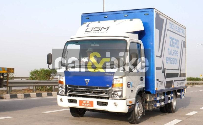 Omega Seiki Mobility's Upcoming Electric Truck Prototype Spotted Undergoing Tests