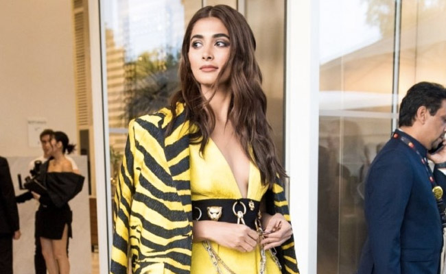 Cannes 2022: Pooja Hegde Slips Into Stylish Yellow Dress And Zebra Print Blazer