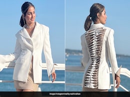 Hina Khan Powers Through Golden Hours In Cannes In A Unique Blazer Set Hina Khan Powers Through Golden Hours In Cannes In A Unique Blazer Set