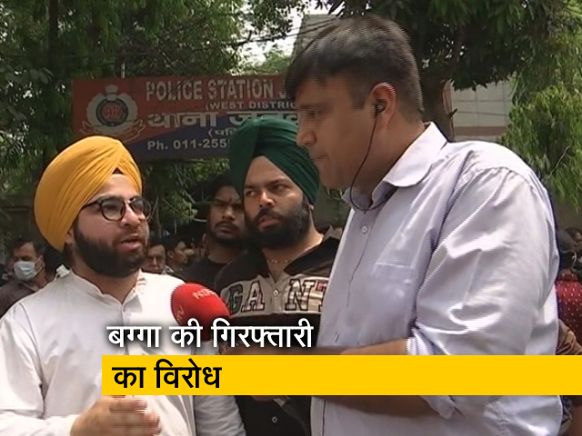 तेजिंदर बग्‍गा की गिरफ्तारी पर दिल्‍ली से कुरुक्षेत्र तक महाभारत, धरने पर बैठे BJP कार्यकर्ता