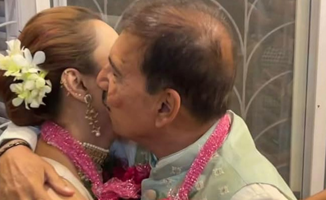 66 साल के पूर्व क्रिकेटर अरुण लाल ने 28 साल छोटी बुलबुल साहा से की शादी, फोटो हुई वायरल