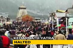 Kedarnath Yatra Halted Amid Heavy Rain Since Morning Kedarnath Yatra Halted Amid Heavy Rain Since Morning