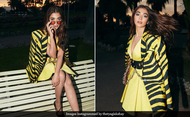Cannes 2022: Pooja Hegde Makes Her Own Sunshine In A Chic Roberto Cavalli Yellow Mini Dress