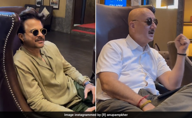 Anil Kapoor And Anupam Kher Went On A "Movie Date" After "Thousand Years"