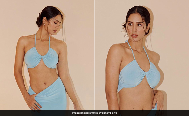 Sonam Bajwa's Slinky Summer Co-Ord Set Doesn't Even Need The Beach To Look This Good