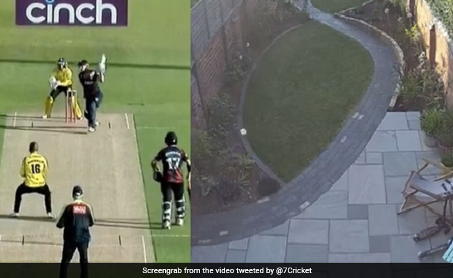 क्रिस लिन ने मारा लंबा छक्‍का, गेंद कहां गई, नहीं जान सका कोई, फिर 'CCTV footage' में देखना पड़ा - Video